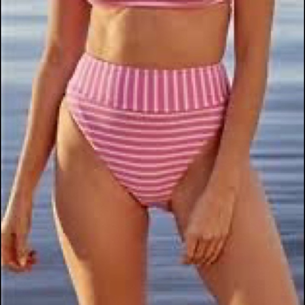 Aerie high cut cheeky bikini bottom XL